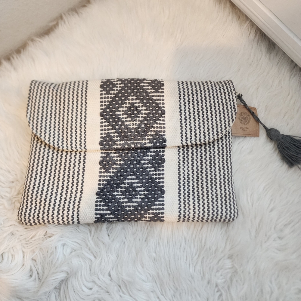 ECLECTIC ARRAY THE IRMA HANDMADE CLUTCH BAG NWT - Picture 4 of 13